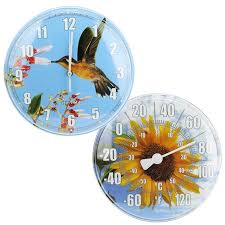 Large wall clock the fast break pool man cave wall d swimming pool pace clocks. Hydrotools Sunflower And Hummingbird Swimming Pool Thermometer And Wall Clock 12 Inches Walmart Canada