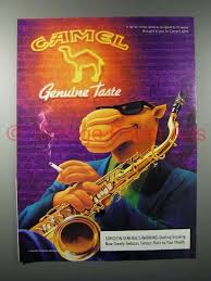 Lot of five (5) 1991 joe camel joe's place 12 oz. 1994 Camel Cigarette Ad Joe Camel Genuine Taste