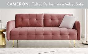 Maybe you would like to learn more about one of these? Amazon Com Modway Cameron Tufted Performance Velvet Sofa In Dusty Rose Furniture Decor