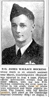 Pilot Officer James Wallace Hocking (1922-1944)