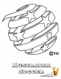 Striking Australia Soccer Sports Coloring Fifa Free Striker Football Flag Coloring Pages Morocco Flag Coloring Pages
