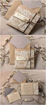 Wedding Invitations With Twine Rustic Wedding Invitations Hand Craft Wedding I Wedding Invitation Kits Diy Wedding Invitation Kits Wedding Invitations Rustic