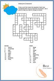 Printable crossword puzzles easy, medium, online free, for adult, for middle school, with answer. Printable Crossword Puzzle Template For Kids And Adults