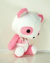 Cute Bellzi Stuffed Animal Pink W White Contrast Panda Plushie Doll Pandi On Etsy 40 00 Cute Stuffed Animals Geeky Craft Kawaii Plushies