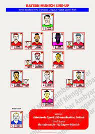 Soccer Poster Of Team Line Up Of Bayern Munich 8 2 Win Over Etsy Bayern Bayern Munich Champions League