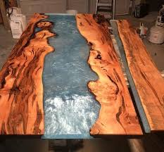 Maple River Table Live Edge Resin Gorgeous Dining Live Edge Coffee Table Live Edge Table Living Table