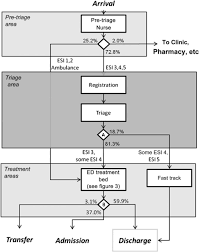 image result for emergency department patient flow diagram