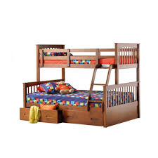 Plywood double bed oak wood murphy bed, size: Brighton Bunk Single Double Bed Antique Oak Black Orpheus Emporium