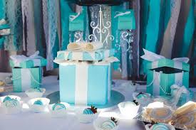 Ideas for breakfast at tiffany's bridal shower party. This Tiffany Co Themed Bridal Shower Is A Must See