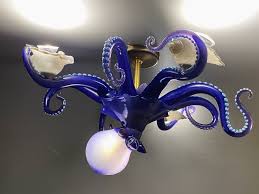 Octopus Chandelier 2 Lindemann Glass