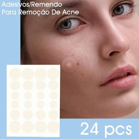 Adesivo Hidrocoloide Remendo De Acne Pimple Master Patch Kit 24 Adesivo De Espinha Estrela - Faz a Boa!