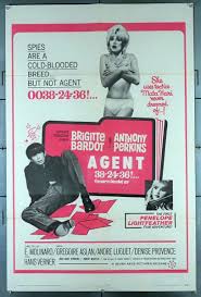 AGENT-38-24-36 (1964) 4243 Movie Poster (27x41) Brigitte Bardot Anthony Perk