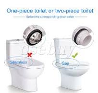 Toilet Cistern Water Tank Dual Flush Fill Drain Valve 11.42" Height  Adjustable