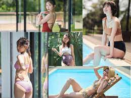 森 日菜美×水着コーデ】白レースから…チラ♡ 「透けビキニ」がかわいすぎ。｜【2022体型カバー水着⑮】 - CanCam.jp（キャンキャン）