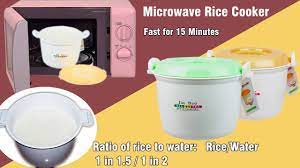 Appreciated the water ratio hints and the timing for other rice. Microwave Rice Cooker For 15 Minutes Youtube