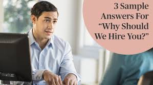 Keep me on or fire me, but i'm the one you need to give brainless creatures the boot. Interview Question Why Should We Hire You