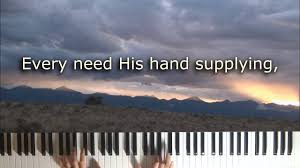 All That Thrills My Soul Is Jesus (Piano with Lyrics) - YouTube