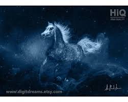 S195 Dun Stallion Etsy Animal Photo Manipulation Harry Potter Patronus Magical Horses