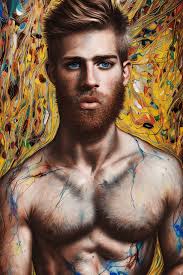 Hyperrealistisch olieverfschilderij van Jackson Pollock · Creative Fabrica