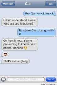 Knock knock jokes are one of the most hilarious kinds of jokes. Knock Knock Jokes Funny New And Fresh Knock Knock Jokes Jokes Supernatural Funny