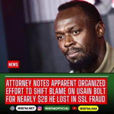 The attorney for sprint legend, Usain Bolt says there appears to be an  organized effort to shift blame onto the Olympian for his loss of nearly  two billion dollars in the multi-billion-dollar fraud at ...