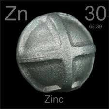 Zinc 30 Zn Periodic Table Zinc Element Zinc