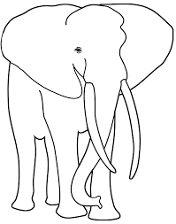 Download Funny Elephant Coloring Pages
