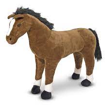 Melissa Doug Giant Horse Lifelike Stuffed Animal Nearly 3 Feet Tall Giant Stuffed Animals Plush Horse Giant Plush