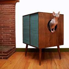 Litter Hideaway Circa50 The Modern Cat Litter Box By Modernistcat Cat Litter Box Pet Furniture Modern Cat