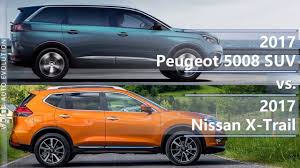 The level of flexibility and versatility within the new peugeot 5008 suv is truly remarkable thanks to the 2 highly convertible 3rd row seats that can. 2017 Peugeot 5008 Suv Vs 2017 Nissan X Trail Technical Comparison Youtube