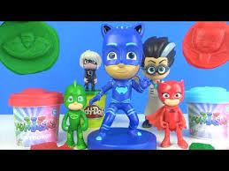 pijamaskeliler oyun hamuru oyuncak seti pjmasks baykus kiz kertenkele kedi cocuk ile renkleri ogren youtube oyun hamuru oyuncak baykus
