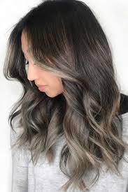 45 Ideas To Freshen Up Your Hair Color With Partial Highlights Ash Blonde Highlights On Dark Hair Hair Color Blonde Highlights On Dark Hair