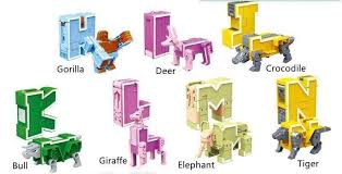Ordinary letters one moment.extraordinary robots the next! Transform Animal Dinosaur Robots Alphabet Action Figures Preschool Edu Dinolize