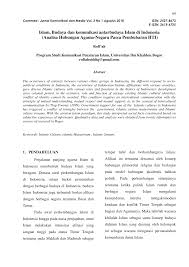Demikianlah sahabat bacaan madani ulasan tentang 10 contoh tradisi atau budaya islam di nusantara. Http Ejournal Upbatam Ac Id Index Php Commed Article Download 615 651