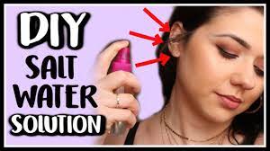 Diy Salt Water Solution For Piercings Exact Water To Salt Ratio Diy Salt Spray Saline Solution For Piercings Saline Spray