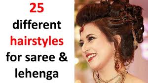 Here are some awesome hairstyles to complement your saree. 25 Easy And Beautiful Hairstyles With Saree Lehenga New Hairstyle Hairstyles For Girls Youtube