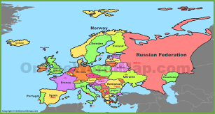 The above given list of european countries and capitals in alphabetical order contains 50 countries and their flags this list is prepared after verification of different authentic. Map Of Europe With Countries And Capitals