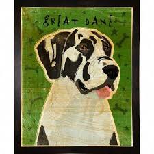 East Urban Home Harlequin Great Dane No Crop Graphic Art Print Format Affordable Black Medium Framed Paper Size Cute Dog Costumes Great Dane Puppy Dane Dog