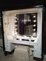 Black Makeup Station With Vanity Lights Makeup Table Vanity Vanity Table With Lights Diy Vanity Mirror Shop for lighted makeup mirrors for natural reflection and picture perfect illumination. makeup table vanity vanity table