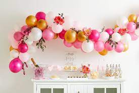 Light up balloon pool decoration diy paper bag. Make A Diy Balloon Garland In Under An Hour Better Homes Gardens