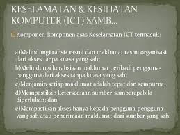 Posted by diploma pengajian islam 2009 at 8:24 pm. Ciri Ciri Keselamatan Sistem Maklumat