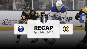 Sabres score 4 in 1st, win Game 4 of Eastern 1st Round to push Bruins to brink
