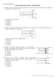 Apakah hasil akhir pengukuran mikrometer sekrup? Pdf Soal Un Fisika Sma 2013 Pengukuran Ilham Wahyudin Academia Edu