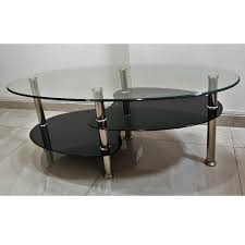 Glass which is a very interesting and special material and the circle which brings everyone together in a. Clearance Glass Coffee Table 50 Furniture Home Living Furniture Tables Sets On Carousell
