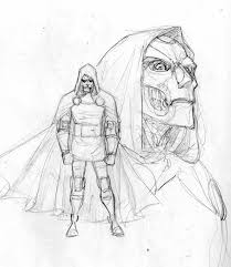 Doctor doom coloring pages free and template. Dr Doom Sketch By 0boywonder0 On Deviantart Dr Doom Avengers Coloring Pages Avengers Coloring
