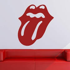 Das logo ist schon lange fester bestandteil der rockgeschichte und kann künftig die. Rolling Stones Zunge Gummiband Logo Wandkunst Aufkleber As10262 Ebay