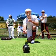 Image Result For Best Funny Costume Lawn Bowls Women White Lawn Bowls Bowling Summer Backyard