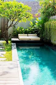 Building a pool in beach club style for a chic whitewashed resort look the designer of this pool and planting in sydney nsw harrisons landscaping combined white. 35 Small Backyard Swimming Pool Designs Ideas You Ll Love Homelovers Small Backyard Pools Backyard Pool Landscaping Small Pool Design