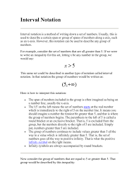 We can use interval notation to show that a value falls between two endpoints. Interval Notation