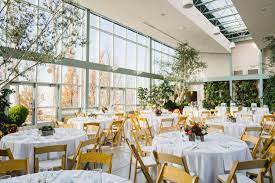 Red Butte Garden Wedding Bride And Groom Portrait Photo Redbuttegarden Orangerie Winterwed Garden Wedding Garden Wedding Reception Indoor Wedding Ceremonies